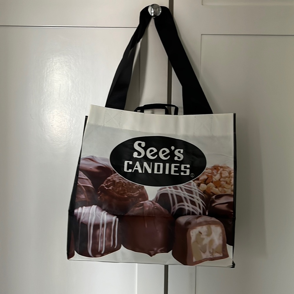 See’s Candy shipping tote